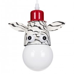 GLOBOSTAR® ZEBRA 00639 Παιδικό Κρεμαστό Φωτιστικό Οροφής με Ντουί 1 x E27 AC 220-240V IP20 - Πολύχρωμο - Μ19 x Π10.5 x Υ13.5cm GLOBOSTAR® ZEBRA 00639 Παιδικό Κρεμαστό Φωτιστικό Οροφής με Ντουί 1 x E27 AC 220-240V IP20 - Πολύχρωμο - Μ19 x Π10.5 x Υ13.5cm