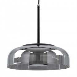 GLOBOSTAR® CHARLOTTE 00743 Μοντέρνο Κρεμαστό Φωτιστικό Οροφής LED 5W 500lm 180° AC 220-240V IP20 Θερμό Λευκό 2700K - Sanan SMD Chip - Μαύρο & Μαύρο Φιμέ - Μ23 x Π23 x Υ23cm - 2 Xρόνια Εγγύηση GLOBOSTAR® CHARLOTTE 00743 Μοντέρνο Κρεμαστό Φωτιστικό Οροφής LED 5W 500lm 180° AC 220-240V IP20 Θερμό Λευκό 2700K - Sanan SMD Chip - Μαύρο & Μαύρο Φιμέ - Μ23 x Π23 x Υ23cm - 2 Xρόνια Εγγύηση