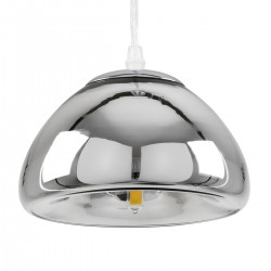 GLOBOSTAR® CRISTIN 00756 Μοντέρνο Κρεμαστό Φωτιστικό Οροφής με Ντουί 1 x G4 AC 220-240V IP20 - Ασημί - Μ18 x Π18 x Υ13cm GLOBOSTAR® CRISTIN 00756 Μοντέρνο Κρεμαστό Φωτιστικό Οροφής με Ντουί 1 x G4 AC 220-240V IP20 - Ασημί - Μ18 x Π18 x Υ13cm
