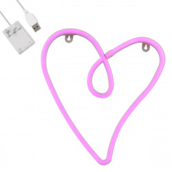 GloboStar® 78594 Φωτιστικό Ταμπέλα Φωτεινή Επιγραφή NEON LED Σήμανσης CALLIGRAPHIC HEART LINE 5W με Καλώδιο Τροφοδοσίας USB - Μπαταρίας 3xAAA (Δεν Περιλαμβάνονται) - Ροζ GloboStar® 78594 Φωτιστικό Ταμπέλα Φωτεινή Επιγραφή NEON LED Σήμανσης CALLIGRAPHIC HEART LINE 5W με Καλώδιο Τροφοδοσίας USB - Μπαταρίας 3xAAA (Δεν Περιλαμβάνονται) - Ροζ