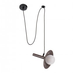GLOBOSTAR® CELEST 00791 Μοντέρνο Κρεμαστό Φωτιστικό Οροφής με Ντουί 1 x G9 AC 220-240V IP20 - Καφέ & Λευκό - Μ20 x Π20 x Υ26.5cm GLOBOSTAR® CELEST 00791 Μοντέρνο Κρεμαστό Φωτιστικό Οροφής με Ντουί 1 x G9 AC 220-240V IP20 - Καφέ & Λευκό - Μ20 x Π20 x Υ26.5cm