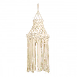 GloboStar® 36209 SOMALIA Boho Καπέλο Φωτιστικού Μακραμέ Πλεκτό Χειροποίητο Μπεζ Βαμβακερό Νήμα - Μ30 x Π30  x Υ90cm GloboStar® 36209 SOMALIA Boho Καπέλο Φωτιστικού Μακραμέ Πλεκτό Χειροποίητο Μπεζ Βαμβακερό Νήμα - Μ30 x Π30  x Υ90cm