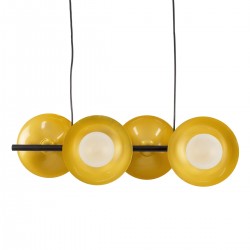 GLOBOSTAR® JOLIET 00782 Μοντέρνο Κρεμαστό Φωτιστικό Οροφής με Ντουί 4 x G9 AC 220-240V IP20 - Μαύρο & Χρυσό - Μ65 x Π28 x Υ20cm GLOBOSTAR® JOLIET 00782 Μοντέρνο Κρεμαστό Φωτιστικό Οροφής με Ντουί 4 x G9 AC 220-240V IP20 - Μαύρο & Χρυσό - Μ65 x Π28 x Υ20cm