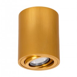 GLOBOSTAR® AKIRA 60620 Κινούμενο Φωτιστικό Downlight Σποτ με Ντουί 1 x GU10 AC 220-240V IP44 - Χρυσό Βούρτσας - Μ8 x Π8 x Υ10cm GLOBOSTAR® AKIRA 60620 Κινούμενο Φωτιστικό Downlight Σποτ με Ντουί 1 x GU10 AC 220-240V IP44 - Χρυσό Βούρτσας - Μ8 x Π8 x Υ10cm