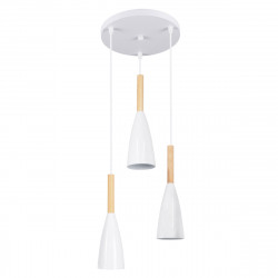 GLOBOSTAR® DILLON 00627 Μοντέρνο Κρεμαστό Φωτιστικό Οροφής με Ντουί 3 x E27 AC 220-240V IP20 - Λευκό & Μπεζ - Μ26 x Π26 x Υ130cm GLOBOSTAR® DILLON 00627 Μοντέρνο Κρεμαστό Φωτιστικό Οροφής με Ντουί 3 x E27 AC 220-240V IP20 - Λευκό & Μπεζ - Μ26 x Π26 x Υ130cm