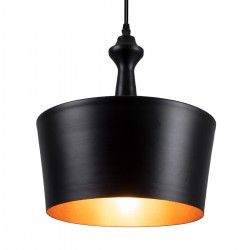 GLOBOSTAR® ROCKFORD 01287-A Μοντέρνο Κρεμαστό Φωτιστικό Οροφής με Ντουί 1 x E27 AC 220-240V IP20 - Μαύρο & Χρυσό - Μ30 x Π30 x Υ30cm GLOBOSTAR® ROCKFORD 01287-A Μοντέρνο Κρεμαστό Φωτιστικό Οροφής με Ντουί 1 x E27 AC 220-240V IP20 - Μαύρο & Χρυσό - Μ30 x Π30 x Υ30cm
