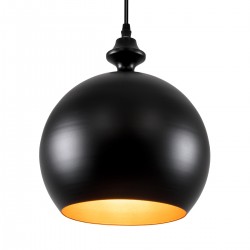GLOBOSTAR® ROCKFORD 01287-B Μοντέρνο Κρεμαστό Φωτιστικό Οροφής με Ντουί 1 x E27 AC 220-240V IP20 - Μαύρο & Χρυσό - Μ24 x Π24 x Y27cm GLOBOSTAR® ROCKFORD 01287-B Μοντέρνο Κρεμαστό Φωτιστικό Οροφής με Ντουί 1 x E27 AC 220-240V IP20 - Μαύρο & Χρυσό - Μ24 x Π24 x Y27cm