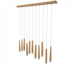 GLOBOSTAR® CALISTA 10001254 Μοντέρνο Κρεμαστό Φωτιστικό Οροφής με Ντουί 11 x G4 AC 220-240V IP20 - Μπεζ - Μ120 x Π8 x Υ33cm GLOBOSTAR® CALISTA 10001254 Μοντέρνο Κρεμαστό Φωτιστικό Οροφής με Ντουί 11 x G4 AC 220-240V IP20 - Μπεζ - Μ120 x Π8 x Υ33cm