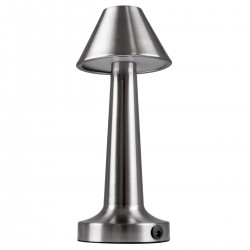 GloboStar® MOLLY 76516 Επαναφορτιζόμενο Επιτραπέζιο Φωτιστικό Πορτατίφ LED 1.5W 105lm 120° DC 5V IP44 Θερμό Λευκό 2700K Dimmable Ασημί Αλουμίνιο - Μ10 x Π10 x Υ23cm - 2 Xρόνια Εγγύηση GloboStar® MOLLY 76516 Επαναφορτιζόμενο Επιτραπέζιο Φωτιστικό Πορτατίφ LED 1.5W 105lm 120° DC 5V IP44 Θερμό Λευκό 2700K Dimmable Ασημί Αλουμίνιο - Μ10 x Π10 x Υ23cm - 2 Xρόνια Εγγύηση