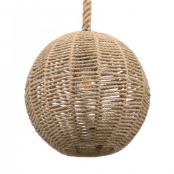 GLOBOSTAR® MANDALA 00731 Boho Κρεμαστό Φωτιστικό Οροφής με Ντουί 1 x E27 AC 220-240V IP20 - Μπεζ - Μ30 x Π30 x Y30cm GLOBOSTAR® MANDALA 00731 Boho Κρεμαστό Φωτιστικό Οροφής με Ντουί 1 x E27 AC 220-240V IP20 - Μπεζ - Μ30 x Π30 x Y30cm