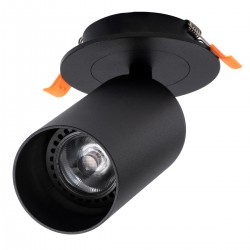 GLOBOSTAR® LEO 60350 Χωνευτό Κινούμενο Φωτιστικό Downlight Σποτ με Ντουί 1 x GU10 AC 220-240V IP20 - Μαύρο Ματ - Μ9 x Π9 x Υ17cm / Q7cm GLOBOSTAR® LEO 60350 Χωνευτό Κινούμενο Φωτιστικό Downlight Σποτ με Ντουί 1 x GU10 AC 220-240V IP20 - Μαύρο Ματ - Μ9 x Π9 x Υ17cm / Q7cm