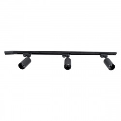 GLOBOSTAR® LEO 60355 Μοντέρνο Φωτιστικό Οροφής με Ντουί 3 x GU10 AC 220-240V IP20 - Μαύρο - Μ100 x Π6 x Υ20cm GLOBOSTAR® LEO 60355 Μοντέρνο Φωτιστικό Οροφής με Ντουί 3 x GU10 AC 220-240V IP20 - Μαύρο - Μ100 x Π6 x Υ20cm