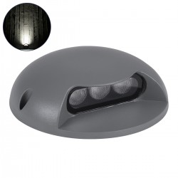 GLOBOSTAR® STEP-LUNA 90623 Αρχιτεκτονικό Φωτιστικό Διαδρόμου/Σκαλοπατιού LED 3W 345lm 10° DC 24V Αδιάβροχο IP65 Φυσικό Λευκό 4500K Dimmable - Γκρι Ανθρακί - Φ12 x Υ3cm - 3 Χρόνια Εγγύηση GLOBOSTAR® STEP-LUNA 90623 Αρχιτεκτονικό Φωτιστικό Διαδρόμου/Σκαλοπατιού LED 3W 345lm 10° DC 24V Αδιάβροχο IP65 Φυσικό Λευκό 4500K Dimmable - Γκρι Ανθρακί - Φ12 x Υ3cm - 3 Χρόνια Εγγύηση