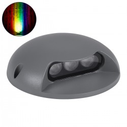 GLOBOSTAR® STEP-LUNA 90624 Αρχιτεκτονικό Φωτιστικό Διαδρόμου/Σκαλοπατιού LED 6W 600lm 10° DC 24V Αδιάβροχο IP65 RGB DMX512 Dimmable - Γκρι Ανθρακί - Φ12 x Υ3cm - 3 Χρόνια Εγγύηση GLOBOSTAR® STEP-LUNA 90624 Αρχιτεκτονικό Φωτιστικό Διαδρόμου/Σκαλοπατιού LED 6W 600lm 10° DC 24V Αδιάβροχο IP65 RGB DMX512 Dimmable - Γκρι Ανθρακί - Φ12 x Υ3cm - 3 Χρόνια Εγγύηση
