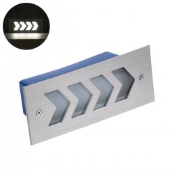 GloboStar® WALLLIGHT-ARINA 90671 Χωνευτό Φωτιστικό Τοίχου LED 6W 690lm 120° DC 24V Αδιάβροχο IP67 Μ17 x Π7 x Υ5.5cm Φυσικό Λευκό 4500K - Ανοξείδωτο Ατσάλι - 3 Years Warranty GloboStar® WALLLIGHT-ARINA 90671 Χωνευτό Φωτιστικό Τοίχου LED 6W 690lm 120° DC 24V Αδιάβροχο IP67 Μ17 x Π7 x Υ5.5cm Φυσικό Λευκό 4500K - Ανοξείδωτο Ατσάλι - 3 Years Warranty
