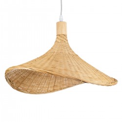 GLOBOSTAR® CUBA 01717 Boho Κρεμαστό Φωτιστικό Οροφής με Ντουί 1 x E27 AC 220-240V IP20 - Μπεζ - Μ43 x Π43 x Υ30cm GLOBOSTAR® CUBA 01717 Boho Κρεμαστό Φωτιστικό Οροφής με Ντουί 1 x E27 AC 220-240V IP20 - Μπεζ - Μ43 x Π43 x Υ30cm