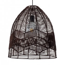 GLOBOSTAR® ALOHA 01752 Boho Κρεμαστό Φωτιστικό Οροφής με Ντουί 1 x E27 AC 220-240V IP20 - Καφέ - Μ45 x Π45 x Υ48cm GLOBOSTAR® ALOHA 01752 Boho Κρεμαστό Φωτιστικό Οροφής με Ντουί 1 x E27 AC 220-240V IP20 - Καφέ - Μ45 x Π45 x Υ48cm