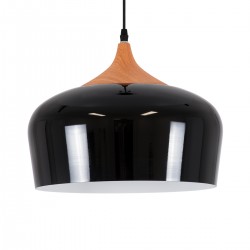 GLOBOSTAR® VILI 01261 Μοντέρνο Κρεμαστό Φωτιστικό Οροφής με Ντουί 1 x E27 AC 220-240V IP20 - Μαύρο & Μπεζ - Μ35 x Π35 x Υ27cm GLOBOSTAR® VILI 01261 Μοντέρνο Κρεμαστό Φωτιστικό Οροφής με Ντουί 1 x E27 AC 220-240V IP20 - Μαύρο & Μπεζ - Μ35 x Π35 x Υ27cm