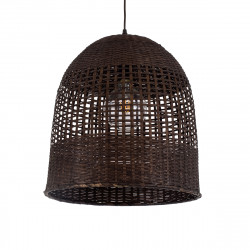 GLOBOSTAR® BORA-BORA 01736 Boho Κρεμαστό Φωτιστικό Οροφής με Ντουί 1 x E27 AC 220-240V IP20 - Καφέ - Μ42 x Π42 x Y44cm GLOBOSTAR® BORA-BORA 01736 Boho Κρεμαστό Φωτιστικό Οροφής με Ντουί 1 x E27 AC 220-240V IP20 - Καφέ - Μ42 x Π42 x Y44cm