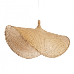 GLOBOSTAR® CUBA 01769 Boho Κρεμαστό Φωτιστικό Οροφής με Ντουί 1 x E27 AC 220-240V IP20 - Μπεζ - Μ100 x Π100 x Υ55cm GLOBOSTAR® CUBA 01769 Boho Κρεμαστό Φωτιστικό Οροφής με Ντουί 1 x E27 AC 220-240V IP20 - Μπεζ - Μ100 x Π100 x Υ55cm