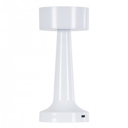 GloboStar® NANNA 76471 Επαναφορτιζόμενο Επιτραπέζιο Φωτιστικό Πορτατίφ LED 1.5W 105lm 120° DC 5V IP44 CCT Ultra Θερμό 1500K - Φυσικό Λευκό 4500K - Ψυχρό Λευκό 6000K Dimmable Λευκό Πλαστικό - Μ9 x Π9 x Υ21cm - 2 Χρόνια Εγγύηση GloboStar® NANNA 76471 Επαναφορτιζόμενο Επιτραπέζιο Φωτιστικό Πορτατίφ LED 1.5W 105lm 120° DC 5V IP44 CCT Ultra Θερμό 1500K - Φυσικό Λευκό 4500K - Ψυχρό Λευκό 6000K Dimmable Λευκό Πλαστικό - Μ9 x Π9 x Υ21cm - 2 Χρόνια Εγγύηση