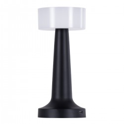 GloboStar® NANNA 76472 Επαναφορτιζόμενο Επιτραπέζιο Φωτιστικό Πορτατίφ LED 1.5W 105lm 120° DC 5V IP44 CCT Ultra Θερμό 1500K - Φυσικό Λευκό 4500K - Ψυχρό Λευκό 6000K Dimmable Μαύρο & Λευκό Πλαστικό - Μ9 x Π9 x Υ21cm - 2 Χρόνια Εγγύηση GloboStar® NANNA 76472 Επαναφορτιζόμενο Επιτραπέζιο Φωτιστικό Πορτατίφ LED 1.5W 105lm 120° DC 5V IP44 CCT Ultra Θερμό 1500K - Φυσικό Λευκό 4500K - Ψυχρό Λευκό 6000K Dimmable Μαύρο & Λευκό Πλαστικό - Μ9 x Π9 x Υ21cm - 2 Χρόνια Εγγύηση