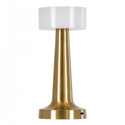 GloboStar® NANNA 76475 Επαναφορτιζόμενο Επιτραπέζιο Φωτιστικό Πορτατίφ LED 1.5W 105lm 120° DC 5V IP44 CCT Ultra Θερμό 1500K - Φυσικό Λευκό 4500K - Ψυχρό Λευκό 6000K Dimmable Χρυσό & Λευκό Πλαστικό - Μ9 x Π9 x Υ21cm - 2 Χρόνια Εγγύηση GloboStar® NANNA 76475 Επαναφορτιζόμενο Επιτραπέζιο Φωτιστικό Πορτατίφ LED 1.5W 105lm 120° DC 5V IP44 CCT Ultra Θερμό 1500K - Φυσικό Λευκό 4500K - Ψυχρό Λευκό 6000K Dimmable Χρυσό & Λευκό Πλαστικό - Μ9 x Π9 x Υ21cm - 2 Χρόνια Εγγύηση