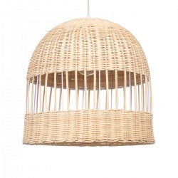 GLOBOSTAR® LUCIA 01725 Boho Κρεμαστό Φωτιστικό Οροφής με Ντουί 1 x E27 AC 220-240V IP20 - Μπεζ - Μ40 x Π40 x Y34cm GLOBOSTAR® LUCIA 01725 Boho Κρεμαστό Φωτιστικό Οροφής με Ντουί 1 x E27 AC 220-240V IP20 - Μπεζ - Μ40 x Π40 x Y34cm