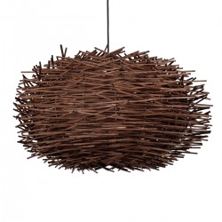 GLOBOSTAR® MINORCA 01734 Boho Κρεμαστό Φωτιστικό Οροφής με Ντουί 1 x E27 AC 220-240V IP20 - Καφέ - Μ60 x Π60 x Y35cm GLOBOSTAR® MINORCA 01734 Boho Κρεμαστό Φωτιστικό Οροφής με Ντουί 1 x E27 AC 220-240V IP20 - Καφέ - Μ60 x Π60 x Y35cm