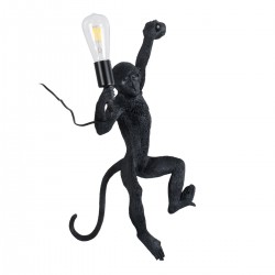 GLOBOSTAR® APES 01804 Μοντέρνο Φωτιστικό Τοίχου - Απλίκα με Ντουί 1 x E27 AC 220-240V IP20 - Μαύρο - Μ34 x Π31 x Υ61cm GLOBOSTAR® APES 01804 Μοντέρνο Φωτιστικό Τοίχου - Απλίκα με Ντουί 1 x E27 AC 220-240V IP20 - Μαύρο - Μ34 x Π31 x Υ61cm