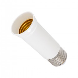 GloboStar® 78981 Πλαστικός Αντάπτορας από Ε27 σε Ε27 με Μακρύ Λαιμό D3.8 x H9.6cm GloboStar® 78981 Πλαστικός Αντάπτορας από Ε27 σε Ε27 με Μακρύ Λαιμό D3.8 x H9.6cm