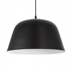 GLOBOSTAR® UPVALE 01281 Μοντέρνο Κρεμαστό Φωτιστικό Οροφής με Ντουί 1 x E27 AC 220-240V IP20 - Μαύρο & Λευκό - Μ40 x Π40 x Υ24cm GLOBOSTAR® UPVALE 01281 Μοντέρνο Κρεμαστό Φωτιστικό Οροφής με Ντουί 1 x E27 AC 220-240V IP20 - Μαύρο & Λευκό - Μ40 x Π40 x Υ24cm