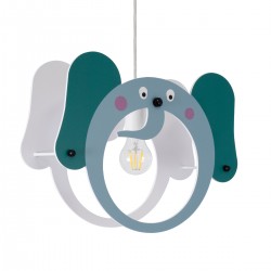 GLOBOSTAR® ELEPHANT 61578 Παιδικό Κρεμαστό Φωτιστικό Οροφής με Ντουί 1 x E27 AC 220-240V IP20 - Πολύχρωμο - Μ37.7 x Π15.5 x Υ31.5cm GLOBOSTAR® ELEPHANT 61578 Παιδικό Κρεμαστό Φωτιστικό Οροφής με Ντουί 1 x E27 AC 220-240V IP20 - Πολύχρωμο - Μ37.7 x Π15.5 x Υ31.5cm