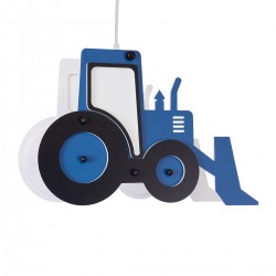 GLOBOSTAR® TRACTOR 61580 Παιδικό Κρεμαστό Φωτιστικό Οροφής με Ντουί 1 x E27 AC 220-240V IP20 - Πολύχρωμο - Μ40 x Π15.5 x Υ26.5cm GLOBOSTAR® TRACTOR 61580 Παιδικό Κρεμαστό Φωτιστικό Οροφής με Ντουί 1 x E27 AC 220-240V IP20 - Πολύχρωμο - Μ40 x Π15.5 x Υ26.5cm