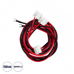 GloboStar® 90245 Καλώδιο Τροφοδοσίας για LED Modules Input x 1 Output x3 Μήκος 150cm GloboStar® 90245 Καλώδιο Τροφοδοσίας για LED Modules Input x 1 Output x3 Μήκος 150cm