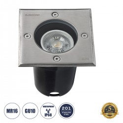 GLOBOSTAR® GIGO 60362 Χωνευτό Φωτιστικό Δαπέδου Σποτ για Λάμπα MR16 με Ντουί 1 x GU10 AC 220-240V Αδιάβροχο IP68 IK09 - Ανοξείδωτο Ατσάλι SS201 - Μ11 x Π11 x Υ11.5cm / Q10.4 X 10.4cm GLOBOSTAR® GIGO 60362 Χωνευτό Φωτιστικό Δαπέδου Σποτ για Λάμπα MR16 με Ντουί 1 x GU10 AC 220-240V Αδιάβροχο IP68 IK09 - Ανοξείδωτο Ατσάλι SS201 - Μ11 x Π11 x Υ11.5cm / Q10.4 X 10.4cm