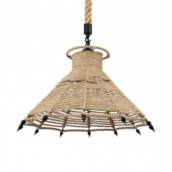 GLOBOSTAR® OZERO 01603 Boho Κρεμαστό Φωτιστικό Οροφής με Ντουί 1 x E27 AC 220-240V IP20 - Μπεζ & Μαύρο - Μ41 x Π41 x Y28cm GLOBOSTAR® OZERO 01603 Boho Κρεμαστό Φωτιστικό Οροφής με Ντουί 1 x E27 AC 220-240V IP20 - Μπεζ & Μαύρο - Μ41 x Π41 x Y28cm