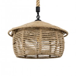 GLOBOSTAR® SPIRIT 01607 Boho Κρεμαστό Φωτιστικό Οροφής με Ντουί 1 x E27 AC 220-240V IP20 - Μπεζ - Μ35 x Π35 x Y30cm GLOBOSTAR® SPIRIT 01607 Boho Κρεμαστό Φωτιστικό Οροφής με Ντουί 1 x E27 AC 220-240V IP20 - Μπεζ - Μ35 x Π35 x Y30cm