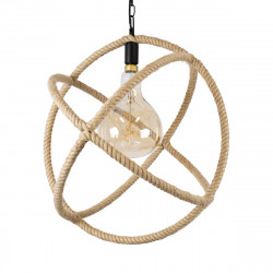 GLOBOSTAR® BELLE 01597 Vintage Κρεμαστό Φωτιστικό Οροφής με Ντουί 1 x E27 AC 220-240V IP20 - Μπεζ - Μ56 x Π56 x Y58cm GLOBOSTAR® BELLE 01597 Vintage Κρεμαστό Φωτιστικό Οροφής με Ντουί 1 x E27 AC 220-240V IP20 - Μπεζ - Μ56 x Π56 x Y58cm