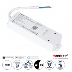 GloboStar® 71437 WL1-P75V24 Mi-BOXER DC Smart Wifi & RF 2.4Ghz & Push Dimming Power Supply Τροφοδοτικό SELV & Controller / Dimmer All in One AC100-240V σε DC 24V 1 x 3A 75W - Max 3A 75W - IP20 Μ19 x Π5.5 x Υ3.2cm - 5 Years Warranty GloboStar® 71437 WL1-P75V24 Mi-BOXER DC Smart Wifi & RF 2.4Ghz & Push Dimming Power Supply Τροφοδοτικό SELV & Controller / Dimmer All in One AC100-240V σε DC 24V 1 x 3A 75W - Max 3A 75W - IP20 Μ19 x Π5.5 x Υ3.2cm - 5 Years Warranty