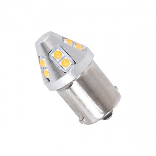 GloboStar® 1156 - BA15S - P21W 81459 Λάμπα Αυτοκινήτου & Φορτηγού 3rd Generation Can-Bus Extreme Truck Series LED 12 SMD 3030 6W 720lm 360° DC 10-30V IP20 Πορτοκαλί GloboStar® 1156 - BA15S - P21W 81459 Λάμπα Αυτοκινήτου & Φορτηγού 3rd Generation Can-Bus Extreme Truck Series LED 12 SMD 3030 6W 720lm 360° DC 10-30V IP20 Πορτοκαλί
