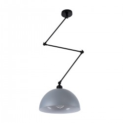 GLOBOSTAR® LOTUS 00937 Μοντέρνο Φωτιστικό Οροφής με Ντουί 1 x E27 AC 220-240V IP20 - Γκρι & Μαύρο - Μ30 x Π30 x Υ21cm GLOBOSTAR® LOTUS 00937 Μοντέρνο Φωτιστικό Οροφής με Ντουί 1 x E27 AC 220-240V IP20 - Γκρι & Μαύρο - Μ30 x Π30 x Υ21cm