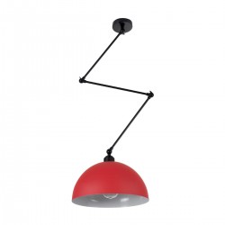 GLOBOSTAR® LOTUS 00938 Μοντέρνο Φωτιστικό Οροφής με Ντουί 1 x E27 AC 220-240V IP20 - Κόκκινο & Μαύρο - Μ30 x Π30 x Υ21cm GLOBOSTAR® LOTUS 00938 Μοντέρνο Φωτιστικό Οροφής με Ντουί 1 x E27 AC 220-240V IP20 - Κόκκινο & Μαύρο - Μ30 x Π30 x Υ21cm