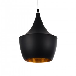 GLOBOSTAR® SHANGHAI 01025-A Μοντέρνο Κρεμαστό Φωτιστικό Οροφής με Ντουί 1 x E27 AC 220-240V IP20 - Μαύρο & Χρυσό - Μ24 x Π24 x Υ30cm GLOBOSTAR® SHANGHAI 01025-A Μοντέρνο Κρεμαστό Φωτιστικό Οροφής με Ντουί 1 x E27 AC 220-240V IP20 - Μαύρο & Χρυσό - Μ24 x Π24 x Υ30cm