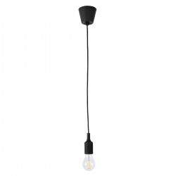 GLOBOSTAR® CABLITO 61562 Μοντέρνο Κρεμαστό Φωτιστικό Οροφής με Ντουί 1 x E27 AC 220-240V IP20 - Μαύρο - Μ4 x Π4 x Υ110cm GLOBOSTAR® CABLITO 61562 Μοντέρνο Κρεμαστό Φωτιστικό Οροφής με Ντουί 1 x E27 AC 220-240V IP20 - Μαύρο - Μ4 x Π4 x Υ110cm