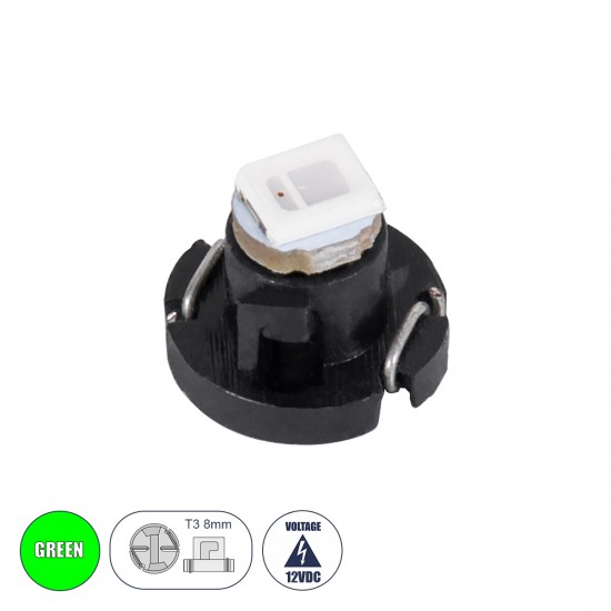 GloboStar® T3 81004 Λάμπα Αυτοκινήτου LED 1xSMD1210 0.2W 30lm 120° DC 12-16V IP20 Μ0.8 x Π0.8 x Υ0.7mm Πράσινο GloboStar® T3 81004 Λάμπα Αυτοκινήτου LED 1xSMD1210 0.2W 30lm 120° DC 12-16V IP20 Μ0.8 x Π0.8 x Υ0.7mm Πράσινο