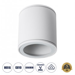 kelvo® MARETTI 61446 Φωτιστικό Downlight Σποτ για Λάμπα MR16 με Ντουί 1 x GU10 AC 220-240V Αδιάβροχο IP65 - Λευκό Ματ - Μ9 x Π9 x Υ9cm kelvo® MARETTI 61446 Φωτιστικό Downlight Σποτ για Λάμπα MR16 με Ντουί 1 x GU10 AC 220-240V Αδιάβροχο IP65 - Λευκό Ματ - Μ9 x Π9 x Υ9cm