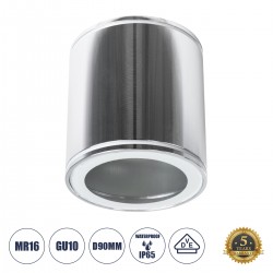 kelvo® MARETTI 61448 Φωτιστικό Downlight Σποτ για Λάμπα MR16 με Ντουί 1 x GU10 AC 220-240V Αδιάβροχο IP65 - Νίκελ Βούρτσας - Μ9 x Π9 x Υ9cm kelvo® MARETTI 61448 Φωτιστικό Downlight Σποτ για Λάμπα MR16 με Ντουί 1 x GU10 AC 220-240V Αδιάβροχο IP65 - Νίκελ Βούρτσας - Μ9 x Π9 x Υ9cm