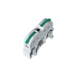 GloboStar® FAST-CONNECT 69902 Μονή Κλέμα Ράγας Ταχείας Σύνδεσης & Διακλάδωσης Καλωδίων για Ηλεκτρολογικούς Πίνακες - 1 x Είσοδος & 1 x Έξοδος με Συμβατή Διατομή Καλωδίων 0.2mm² έως 4mm² - 600V 32A Max - Μ4.5 x Π1 x Υ3.2cm - Γκρι & Πράσινο - Πα GloboStar® FAST-CONNECT 69902 Μονή Κλέμα Ράγας Ταχείας Σύνδεσης & Διακλάδωσης Καλωδίων για Ηλεκτρολογικούς Πίνακες - 1 x Είσοδος & 1 x Έξοδος με Συμβατή Διατομή Καλωδίων 0.2mm² έως 4mm² - 600V 32A Max - Μ4.5 x Π1 x Υ3.2cm - Γκρι & Πράσινο - Πα