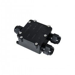 GloboStar® FAST-CONNECT 69915 Τριπλό Υ Αδιάβροχο IP68 Κυτίο Ταχείας Σύνδεσης & Διακλάδωσης Καλωδίων - 3 x Είσοδοι - Εσωτερική Τετραπλή Κλέμα με Συμβατή Διατομή Καλωδίων 4 x 0.5mm² έως 4 x 2.5mm² - 500V 41A Max - Μ13 x Π8 x Υ4cm - Μαύρο - 5 Years Warra GloboStar® FAST-CONNECT 69915 Τριπλό Υ Αδιάβροχο IP68 Κυτίο Ταχείας Σύνδεσης & Διακλάδωσης Καλωδίων - 3 x Είσοδοι - Εσωτερική Τετραπλή Κλέμα με Συμβατή Διατομή Καλωδίων 4 x 0.5mm² έως 4 x 2.5mm² - 500V 41A Max - Μ13 x Π8 x Υ4cm - Μαύρο - 5 Years Warra